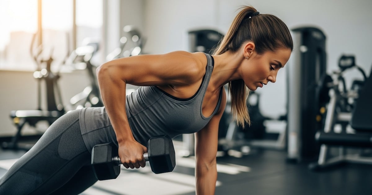 Espalda fuerte sin gimnasio: el método de las dos mancuernas que reorganiza el entrenamiento en casa