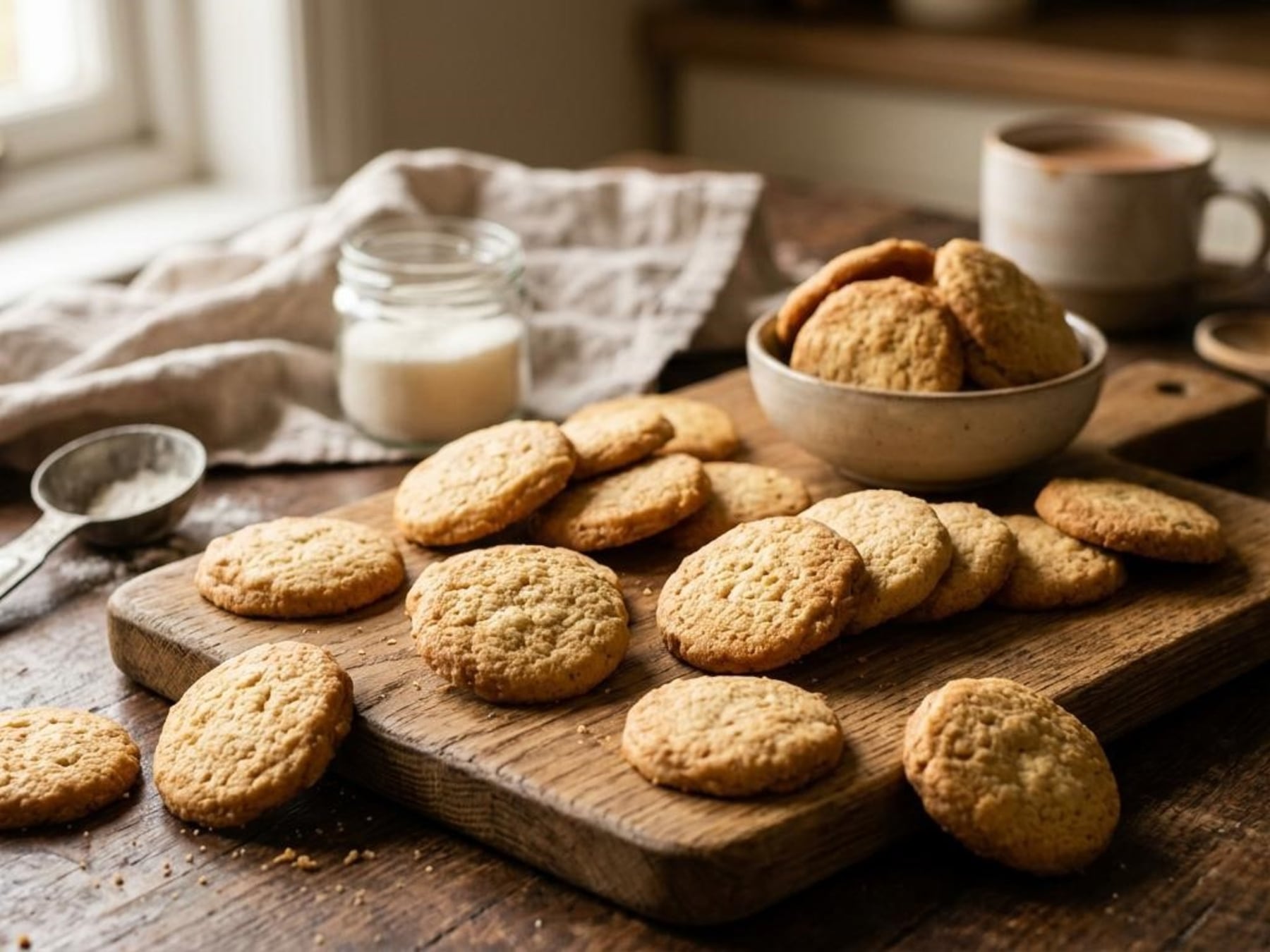 La fórmula 3-2-1: galletitas de tres ingredientes que se hacen sin calculadora