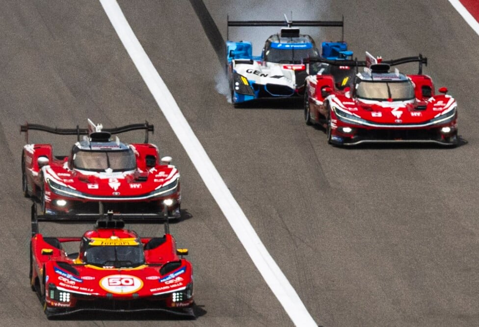 Ferrari le arrebató la victoria al Toyota en Austin con una falla a quince minutos del final