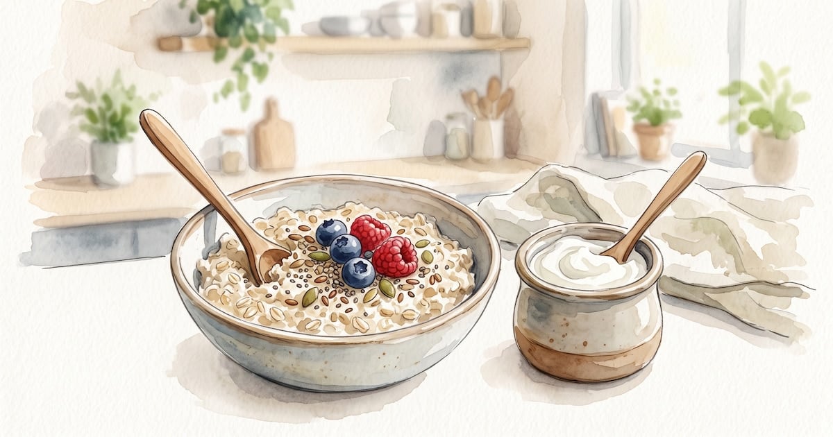Avena, yogur griego y un intestino que pide paciencia: dos alimentos, dos trabajos distintos