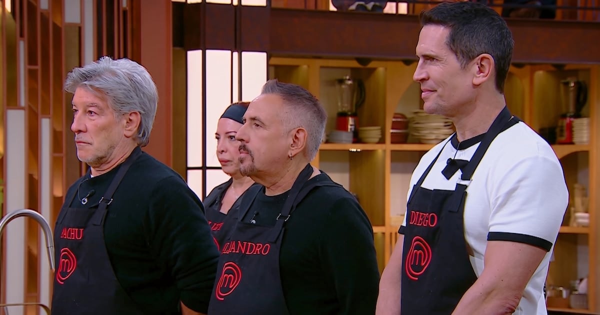 Pachu Peña se fue de MasterChef con un clown en la milanesa y un film en la carne