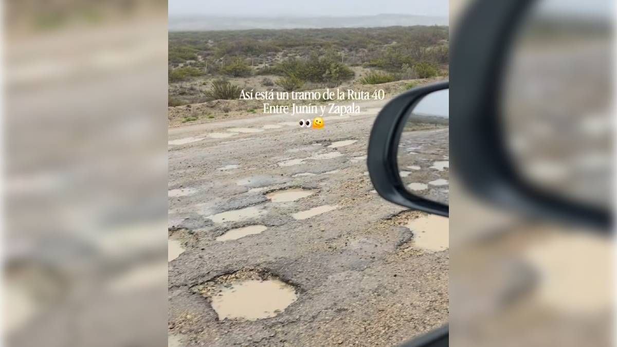 Treinta kilómetros a los saltos: el tramo de la Ruta 40 que ningún conductor quiere repetir