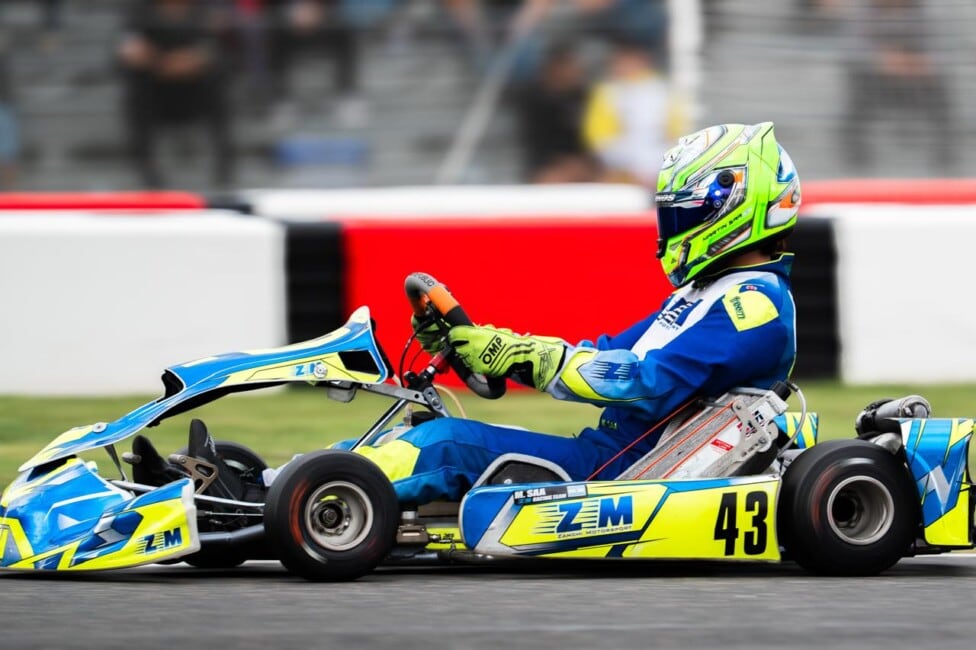 El Rayito pasó por Viterbo: Saa peleó en la final del Mundial de Karting y se volvió con la tarea pendiente
