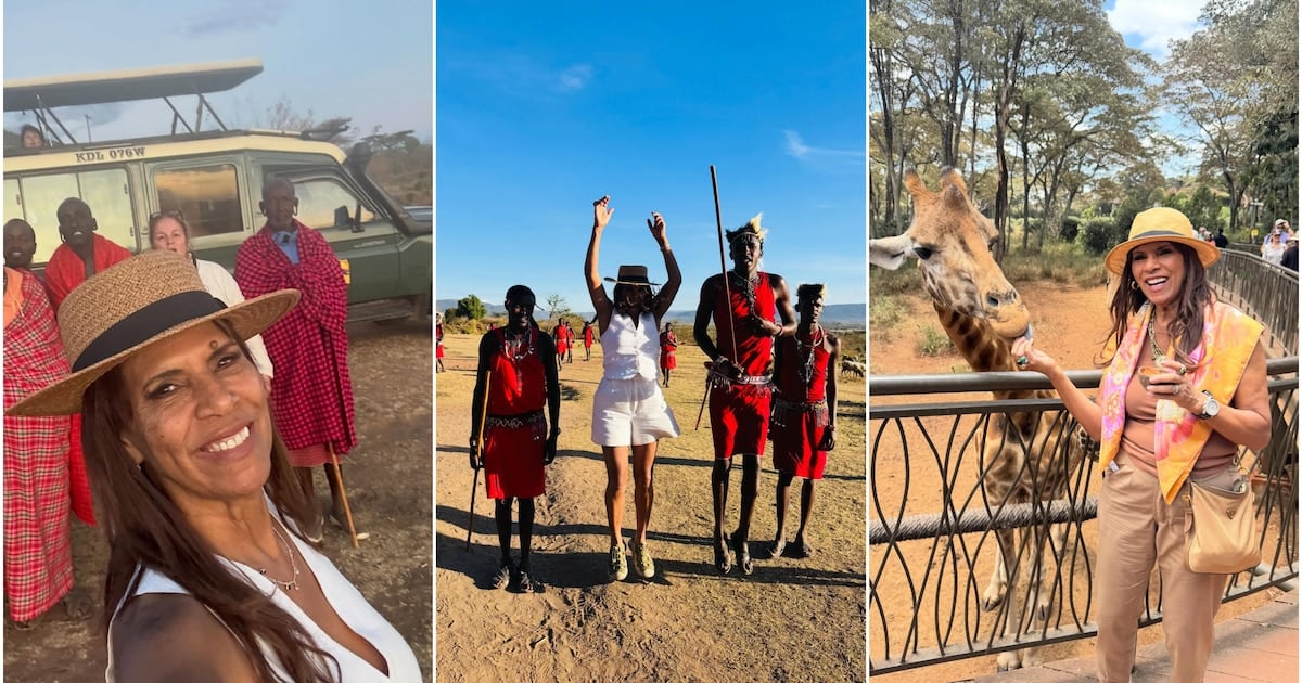 Anamá Ferreira se fue a Kenia, se cruzó con leones y volvió hablando de los masái como si fueran vecinos
