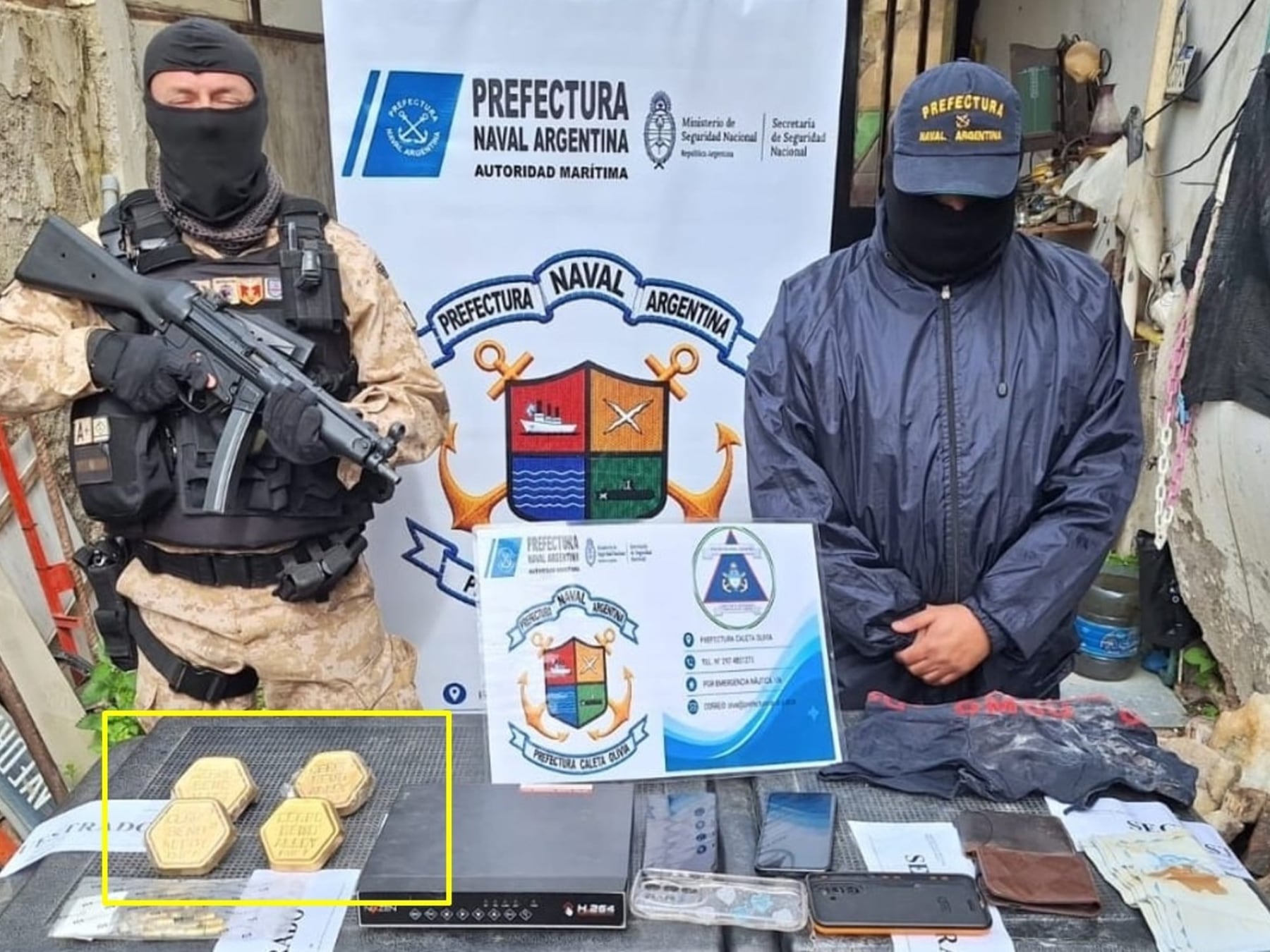 Caleta Olivia: el oro secuestrado era una aleación usada en radioterapia y la causa por el crimen del Pato García sigue sin avances