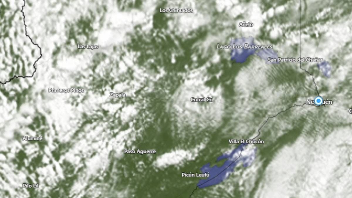 El cielo se puso pesado sobre Neuquén y hay que aguantar hasta el domingo