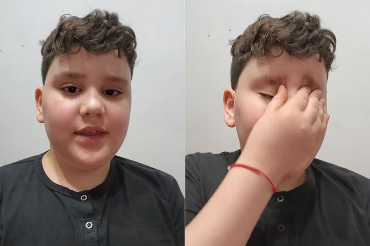 Un nene de nueve años, una hamburguesa y el descarrilío de las redes: Toto les pidió por favor que paren