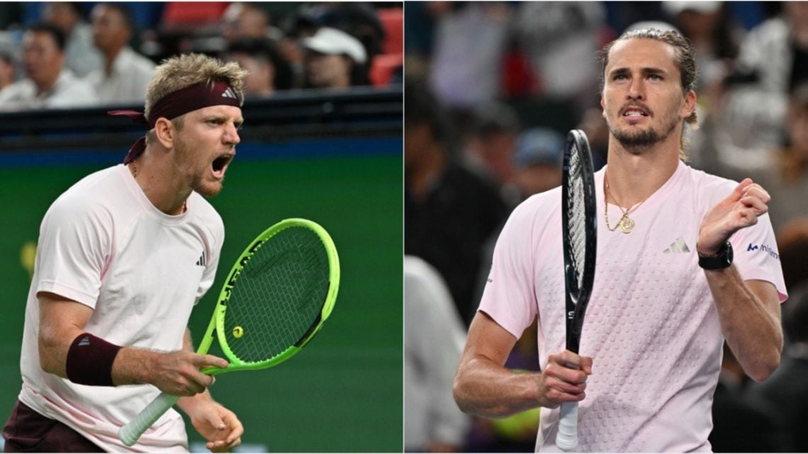 Davidovich Fokina bajó a Zverev en Shanghái y va por su primera corona de maestro