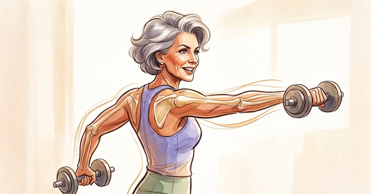 Fuerza que sostiene: por qué levantar peso después de los 50 cambia la ecuación de la menopausia