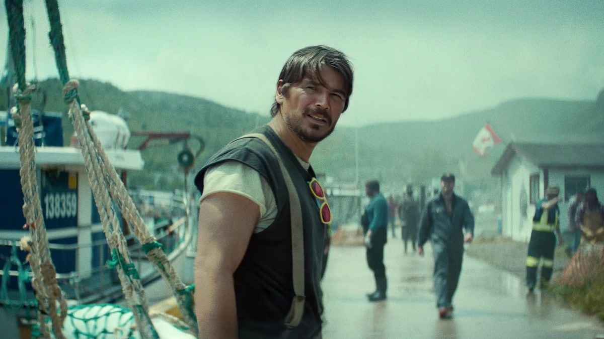 Josh Hartnett se calzó las botas de pescador y la gente no dejó de mirar