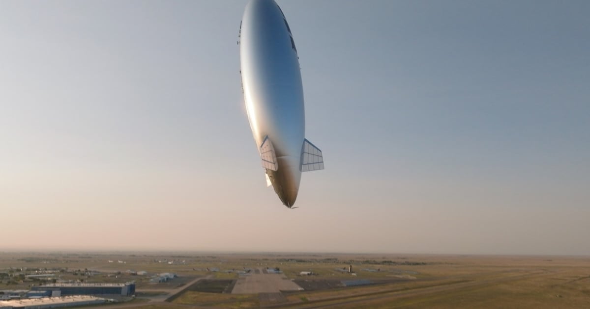 Una nave estratosférica de Sceye cubrió como antena celular una zona de Japón durante una semana