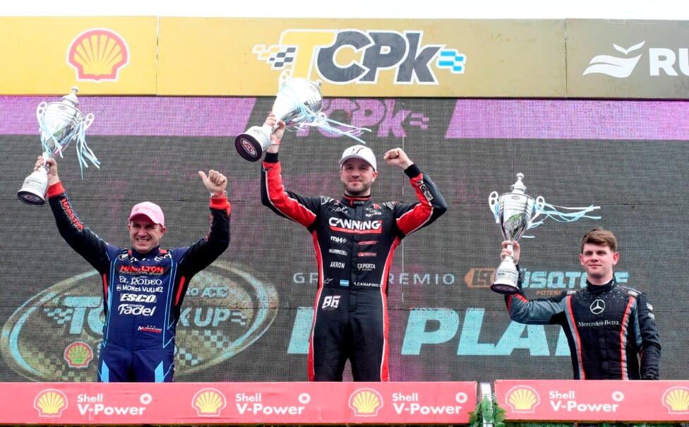 Canapino se prende a la Triple Corona: manda en las Pick Up, amenaza en el TN y la pelea en el TC sigue brava