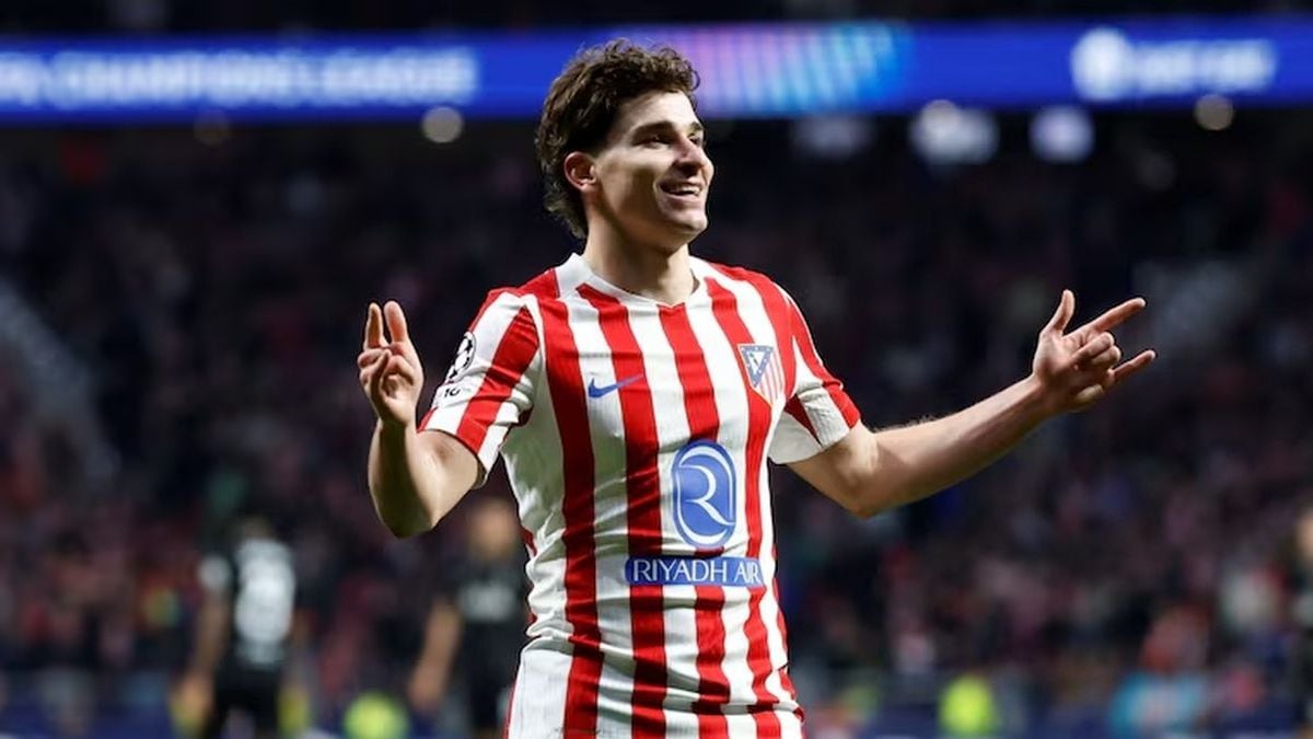 Julián Álvarez volvió a marcar y dejó al Atlético segundo en LaLiga